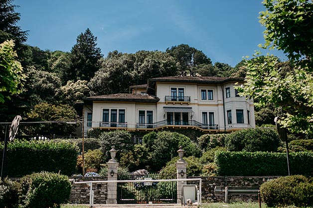 getting married overlooking Lake Maggiore