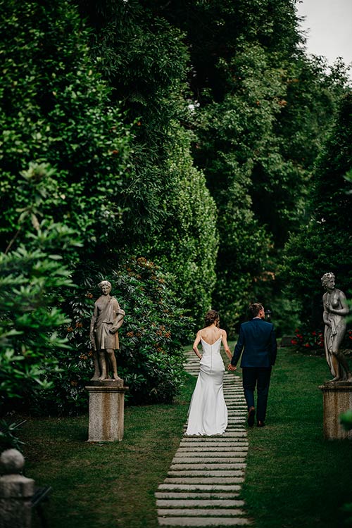 Ceremony in a Villa Garden