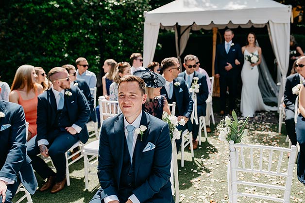 Ceremony in a Villa Garden