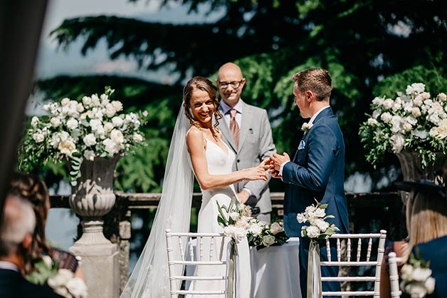 Ceremony in a Villa Garden