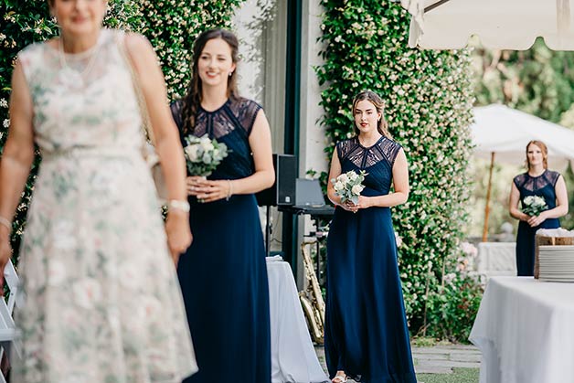 Ceremony in a Villa Garden