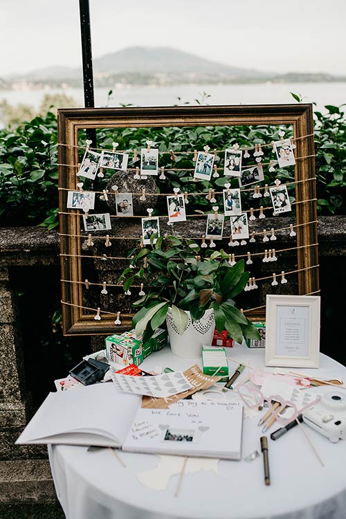 Imperial Table for a reception overlooking Lake Maggiore