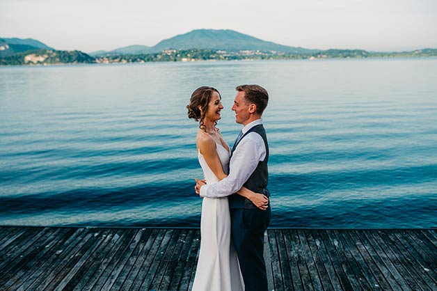 Imperial Table for a reception overlooking Lake Maggiore