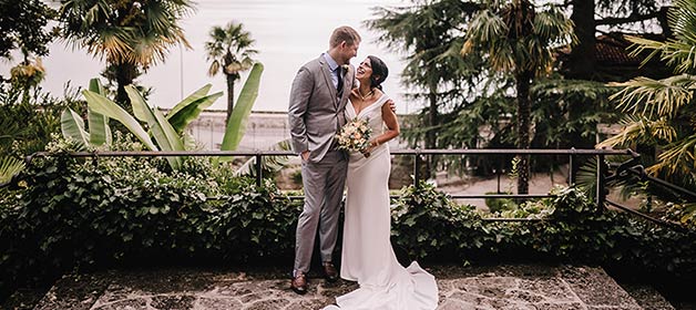 Italian style wedding on Lake Iseo