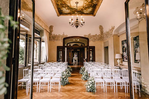 Italian style wedding on Lake Iseo