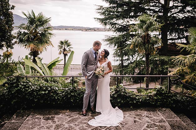 Italian style wedding on Lake Iseo