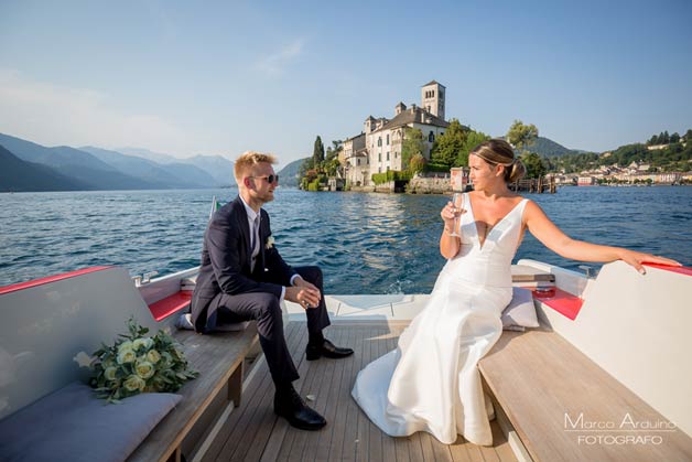 Hotel wedding on Lake Orta