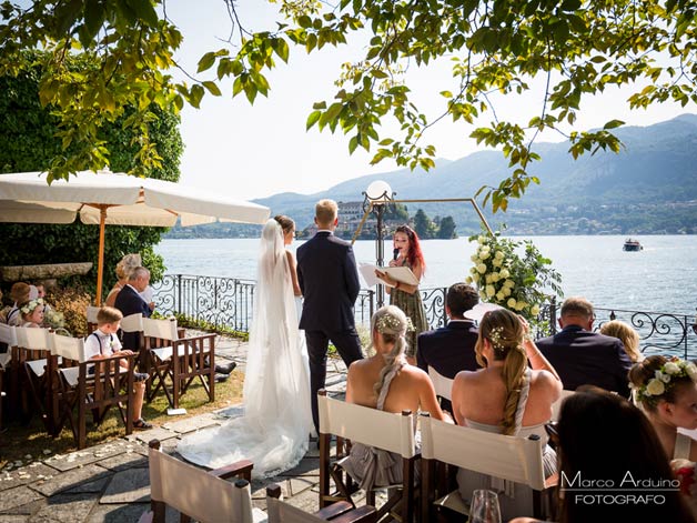 Hotel wedding on Lake Orta