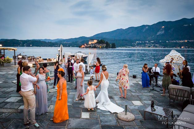Hotel wedding on Lake Orta