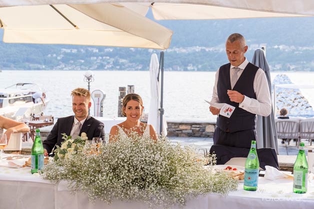 hotel wedding on Lake Orta