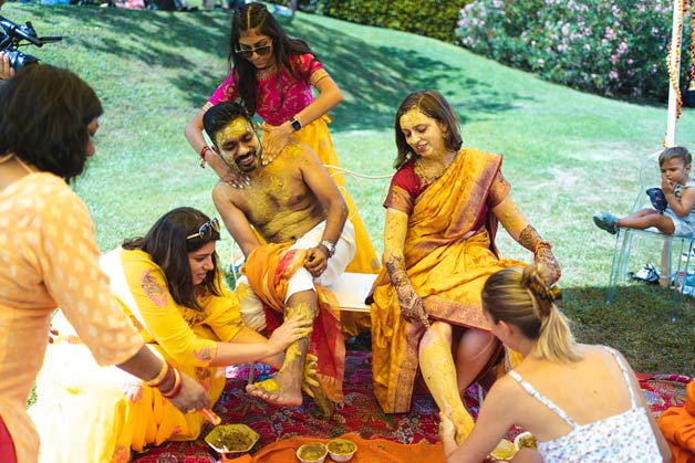 Haldi Ceremony on Lake Maggiore