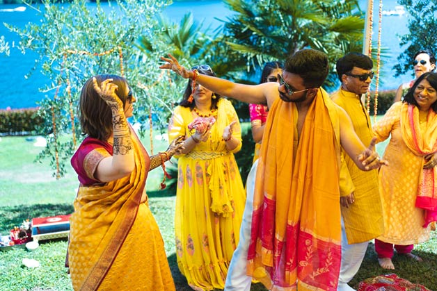 Haldi Ceremony on Lake Maggiore