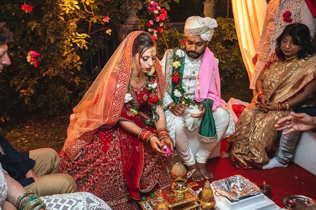 Indian Ceremony under the Mandap