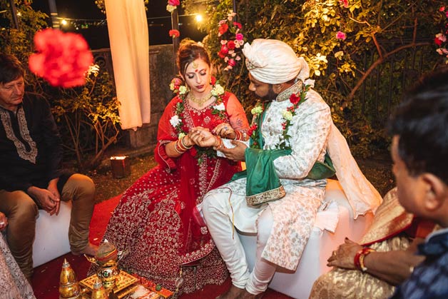 Indian Ceremony under the Mandap