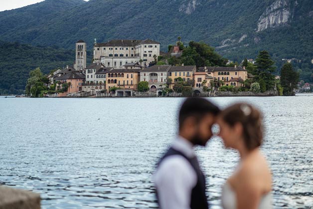 Italian Indian wedding on Lake Orta