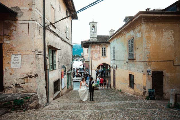 Italian Indian wedding on Lake Orta