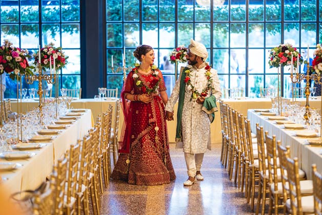 Indian Wedding reception at Villa Rusconi Clerici