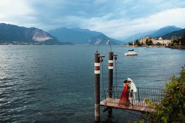 Indian Wedding reception at Villa Rusconi Clerici