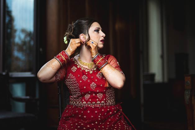 Sari Indian wedding dress in Italy