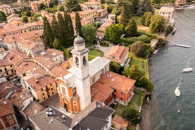 wedding ceremony in Lake Como church