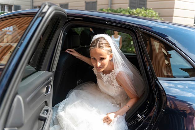 ceremony in Lake Como church