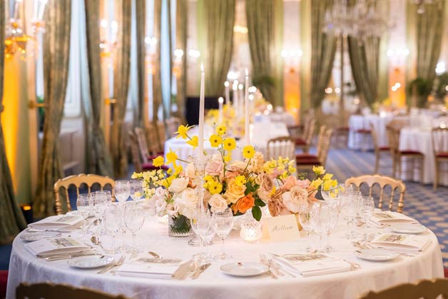 dinner in Sala Impero at Villa d'Este Lake Como