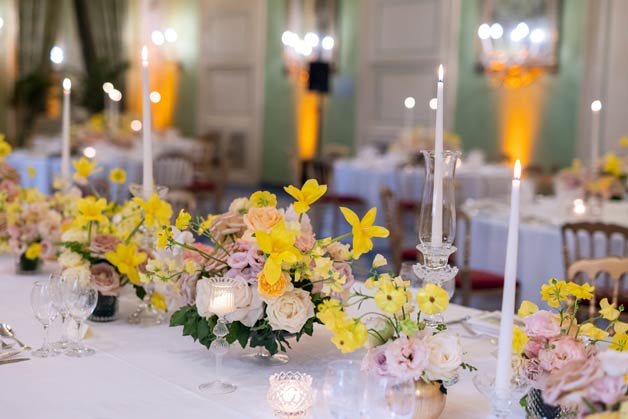 dinner in Sala Impero at Villa d'Este Lake Como