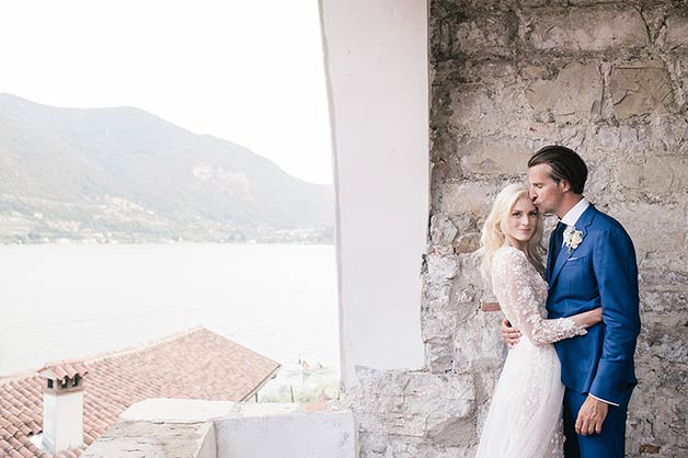 festive wedding on the shores of Lake Iseo