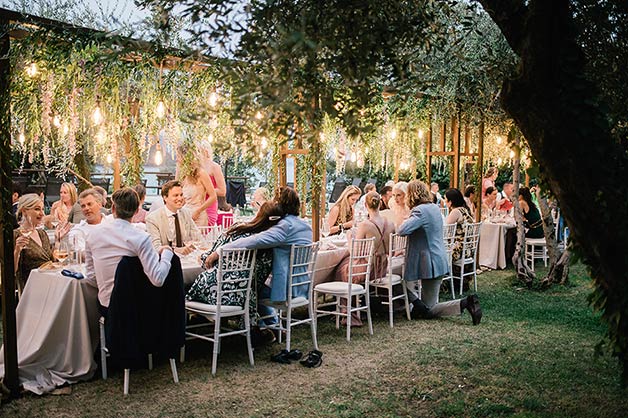 magical atmosphere of a wedding on Lake Iseo