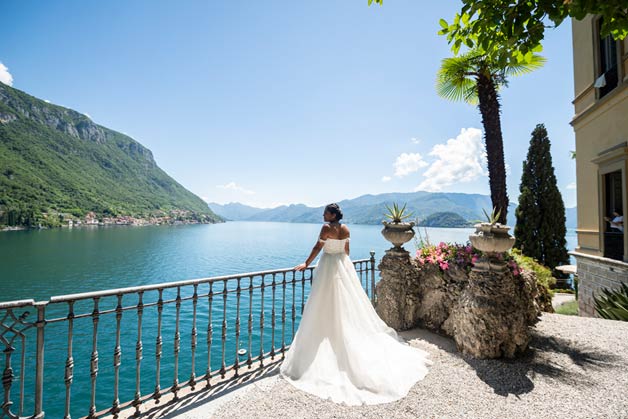 Getting ready by Lake Como shores