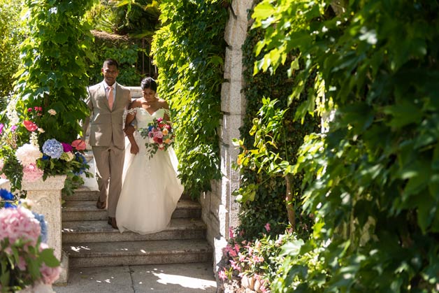 wedding ceremony in Villa Cipressi, lake Como