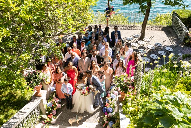 wedding ceremony in Villa Cipressi, lake Como