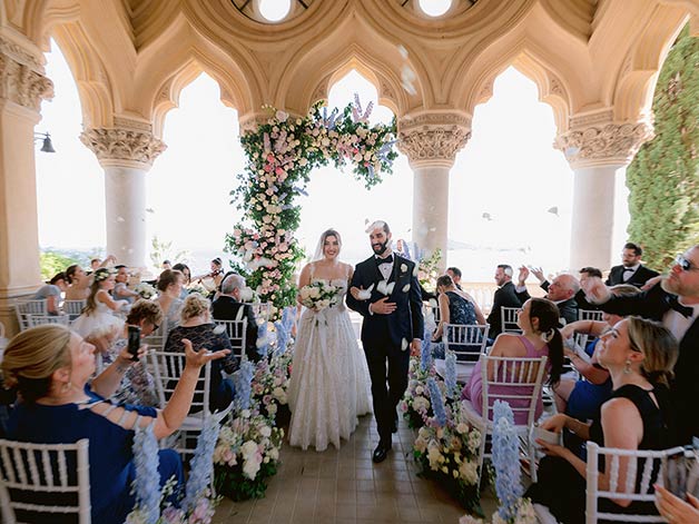 fairy tale wedding on Lake Garda