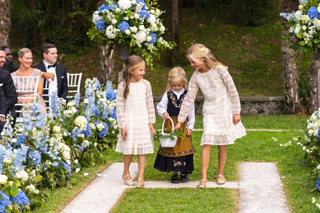 Romantic Ceremony by Lake Como