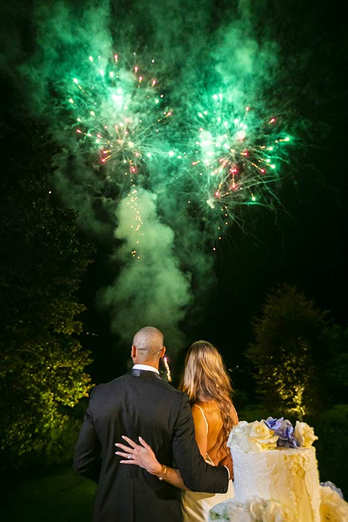 Fireworks at Villa Lario - Lake Como