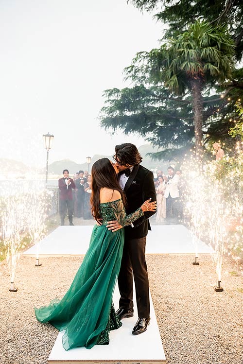 indian wedding at Villa Flori Lake Como