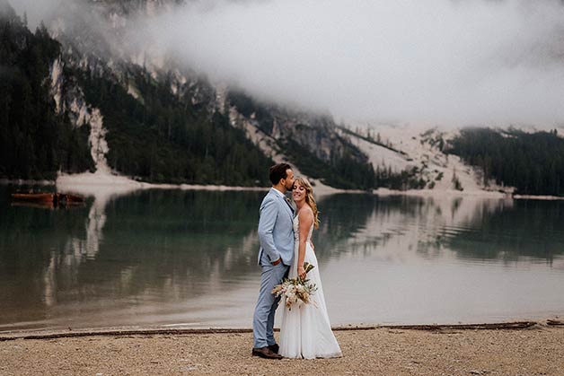 wedding on Lake Braies