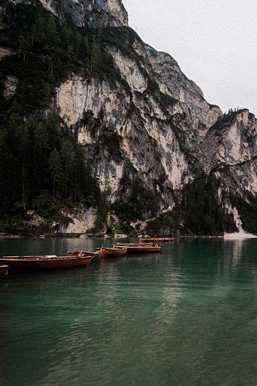 wedding on Lake Braies