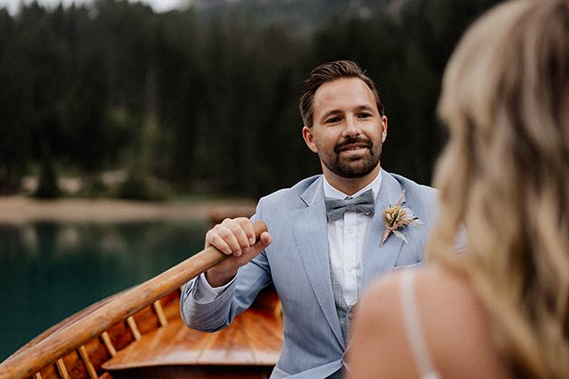 wedding on Lake Braies