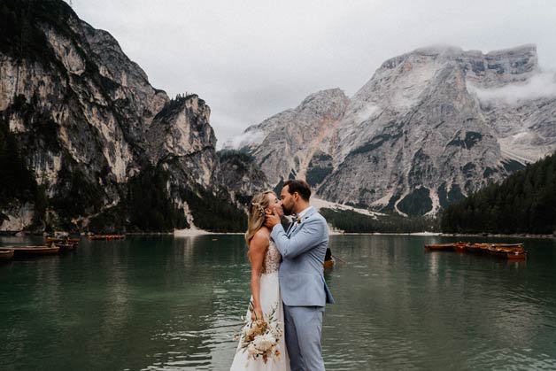 wedding on Lake Braies