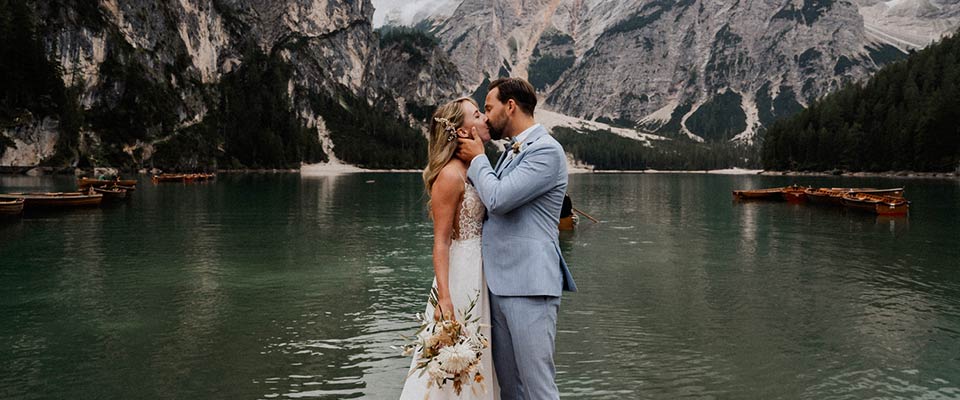 wedding on Lake Braies