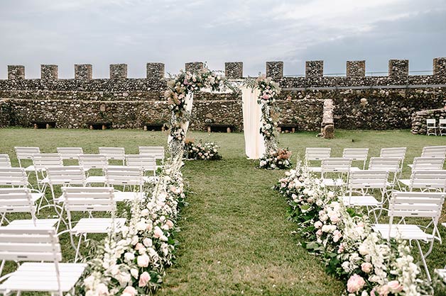 Scottish wedding at Lake Garda