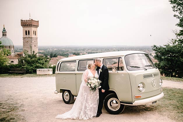 Scottish wedding at Lake Garda