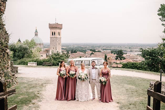 Ancient walls, the perfect backdrop for saying Yes, I do