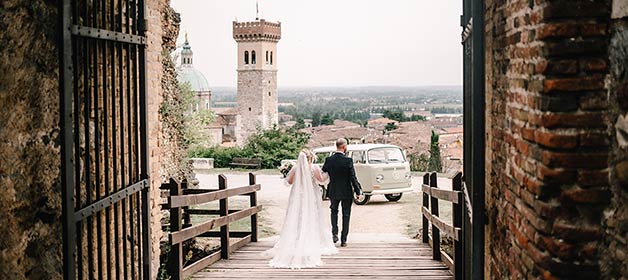 Scottish wedding at Lake Garda