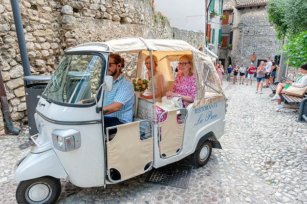 Ape Cars (tuk tuck) in Malcesine