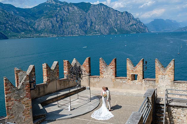 Malcesine the perfect backdrop for a dream wedding