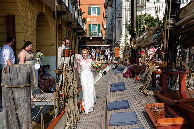 Malcesine the perfect backdrop for a dream wedding