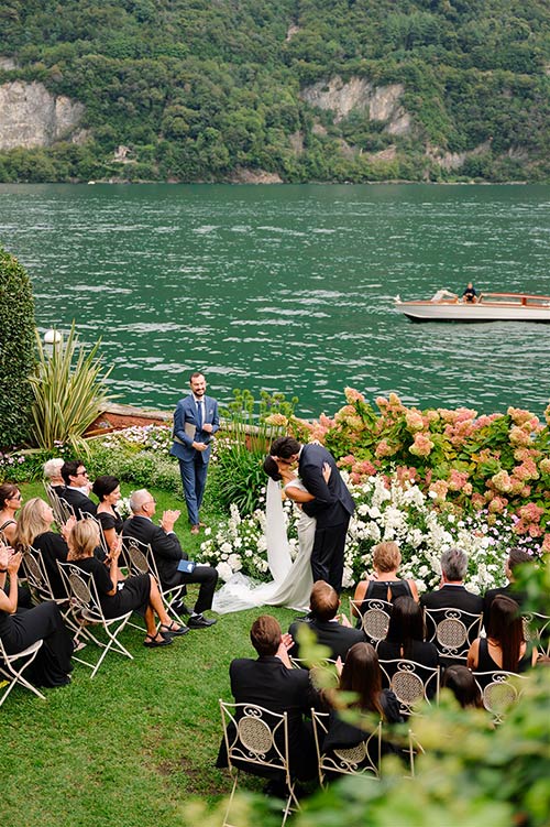 elegant wedding at Villa Regina Teodolinda