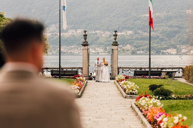 Ceremony at Villa Bossi